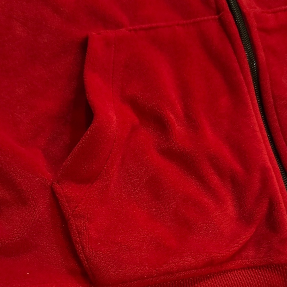 Jordan velvet Hoodie with Black Logo - Picture 3 of 5